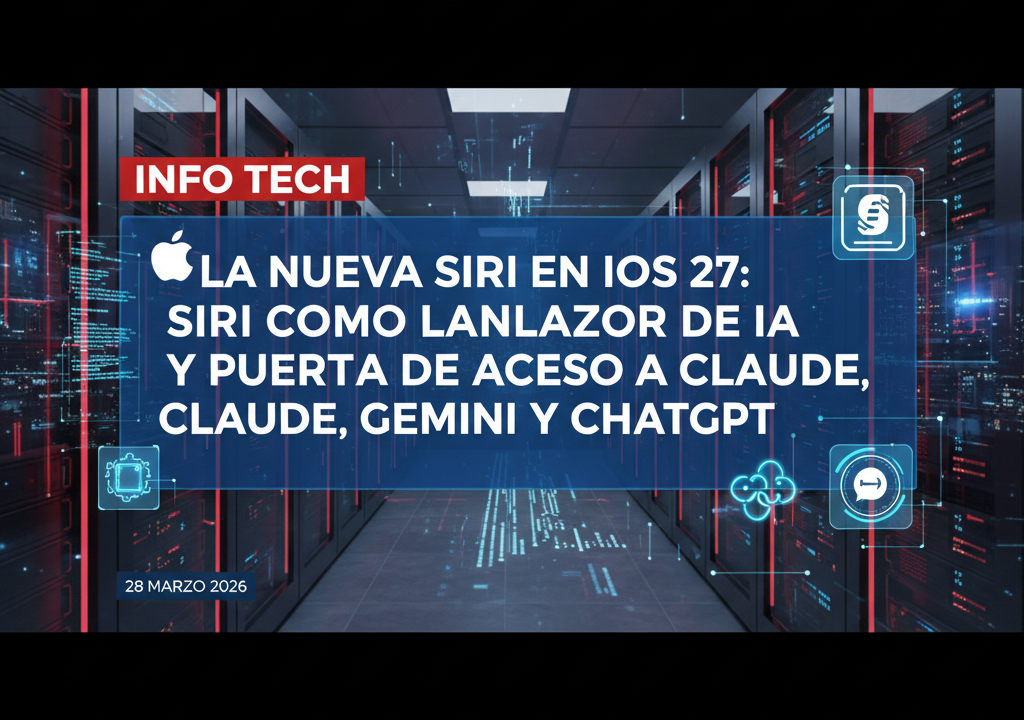 La nueva Siri en iOS 27: Siri como lanzador de IA y puerta de acceso a Claude, Gemini y ChatGPT