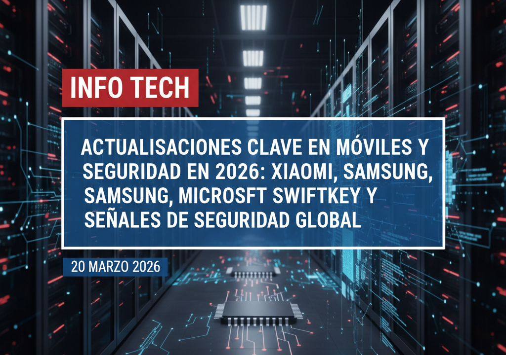 Actualizaciones clave en móviles y seguridad en 2026: Xiaomi, Samsung, Microsoft SwitKey y señales de seguridad global