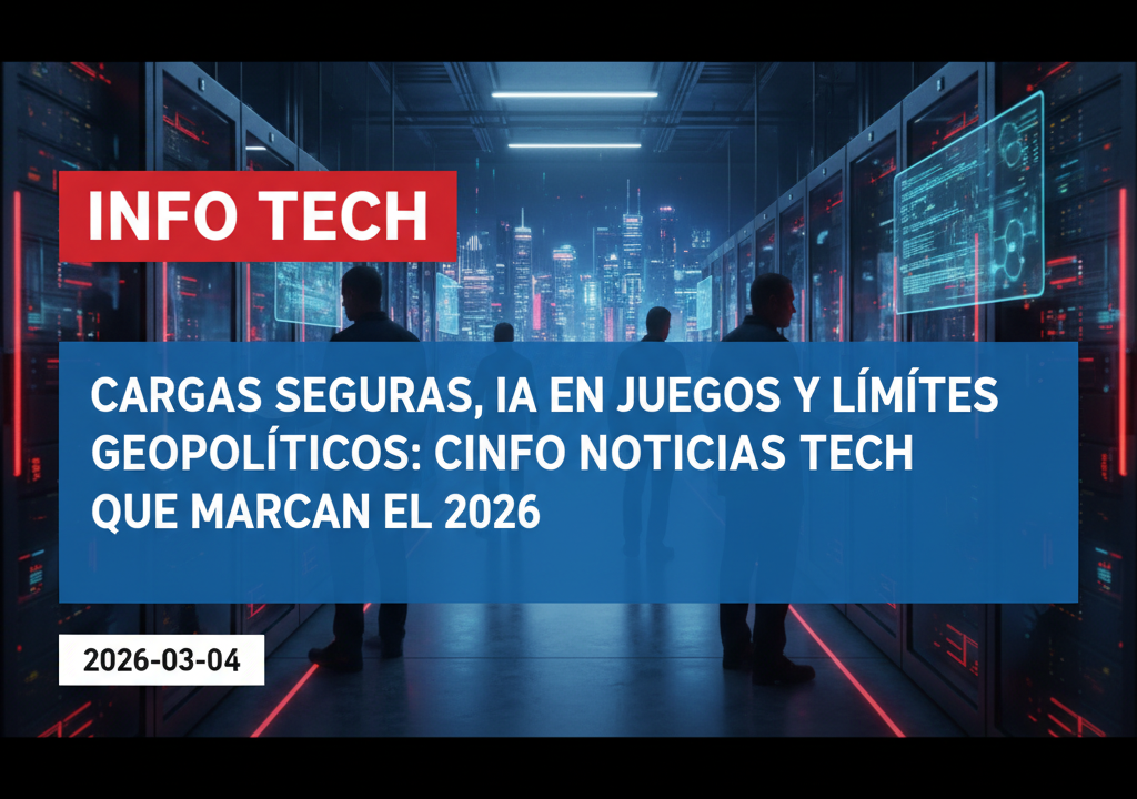 Cargas seguras, IA en juegos y límites geopolíticos: cinco noticias tech que marcan el 2026