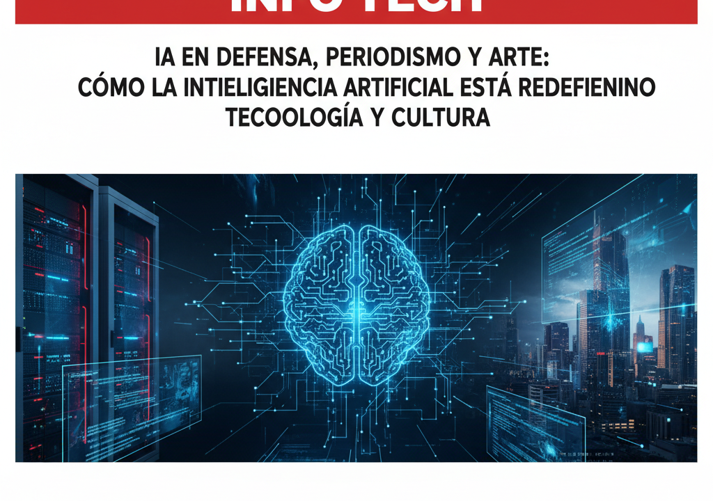 IA en defensa, periodismo y arte: cómo la inteligencia artificial está redefiniendo tecnología y cultura
