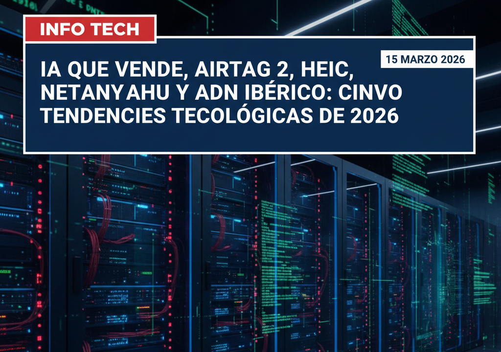IA que vende, AirTag 2, HEIC, Netanyahu y ADN ibérico: cinco tendencias tecnológicas de 2026