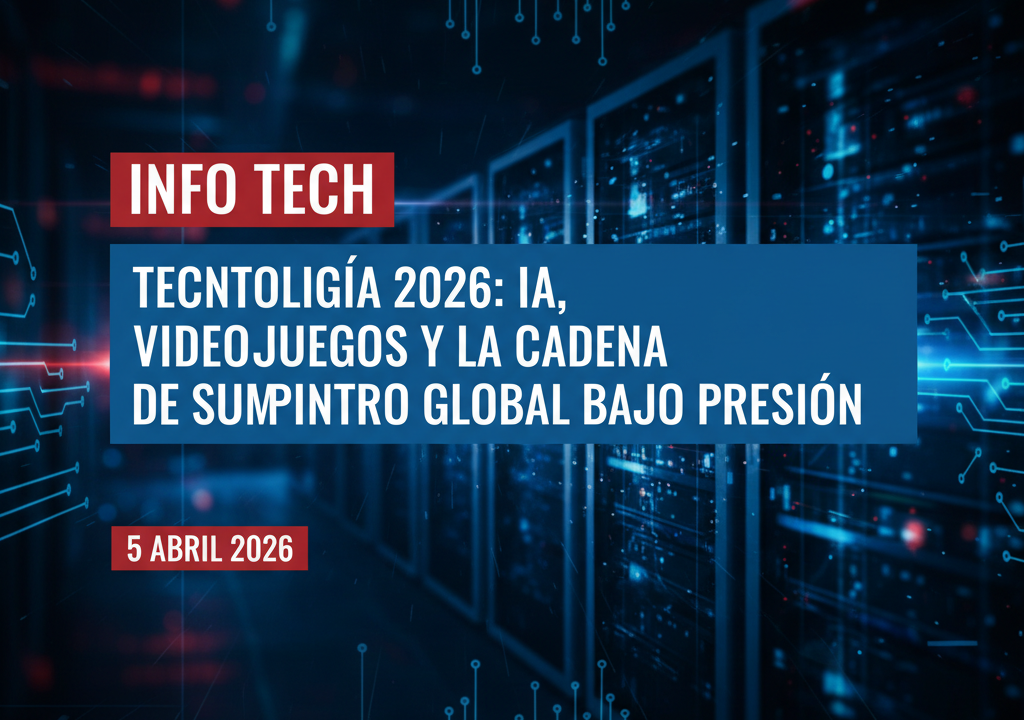Tecnología 2026: IA, videojuegos y la cadena de suministro global bajo presión