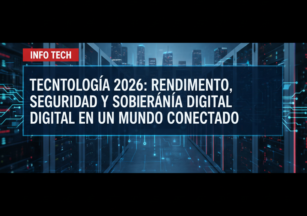 Tecnología 2026: rendimiento, seguridad y soberanía digital en un mundo conectado