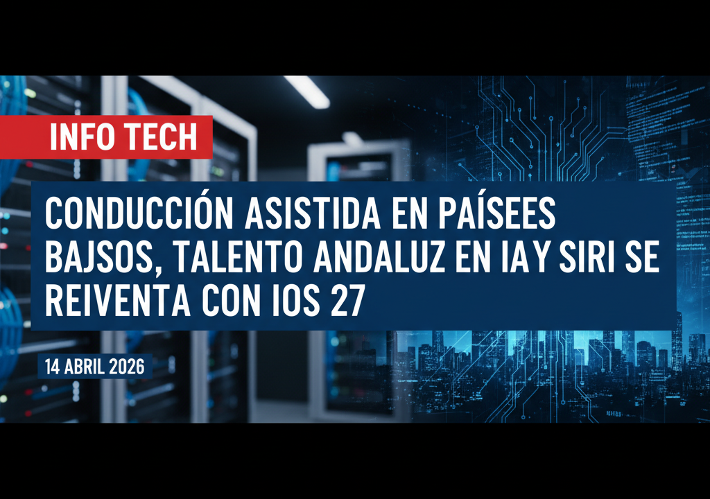 Conducción asistida en Países Bajos, talento andaluz en IA y Siri se reinventa con iOS 27