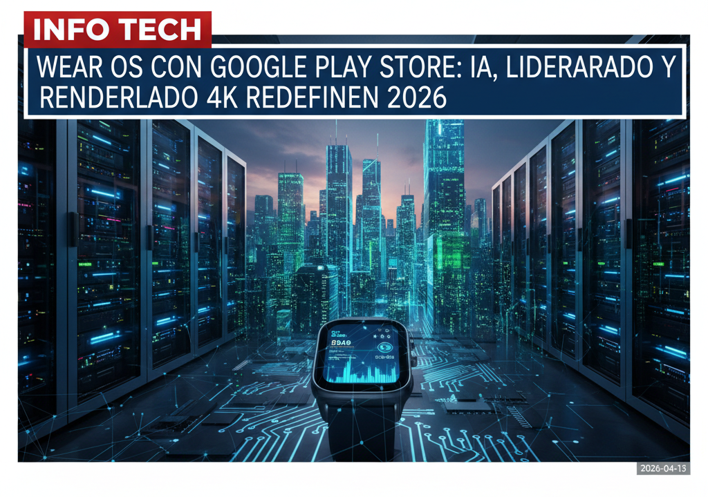 Wear OS con Google Play Store: IA, liderazgo y renderizado 4K redefinen 2026