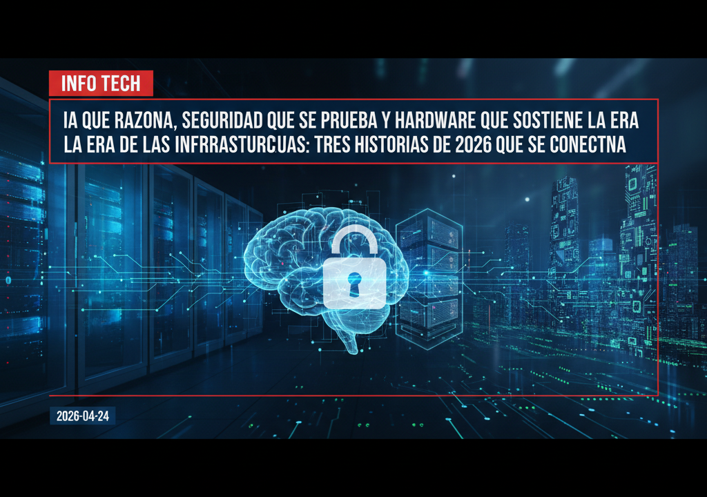 IA que razona, seguridad que se prueba y hardware que sostiene la era de las infraestructuras: tres historias de 2026 que se conectan