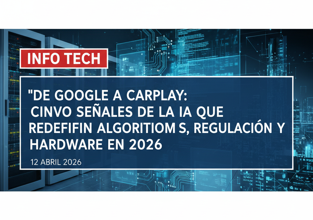 De Google a CarPlay: cinco señales de la IA que redefinen algoritmos, regulación y hardware en 2026