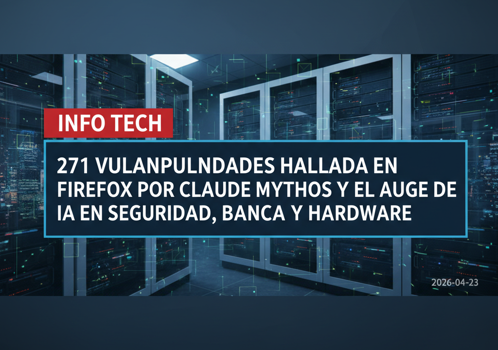 271 vulnerabilidades halladas en Firefox por Claude Mythos y el auge de IA en seguridad, banca y hardware