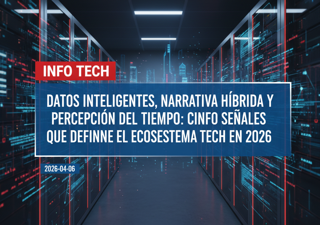 Datos inteligentes, narrativa híbrida y percepción del tiempo: cinco señales que definen el ecosistema tech en 2026