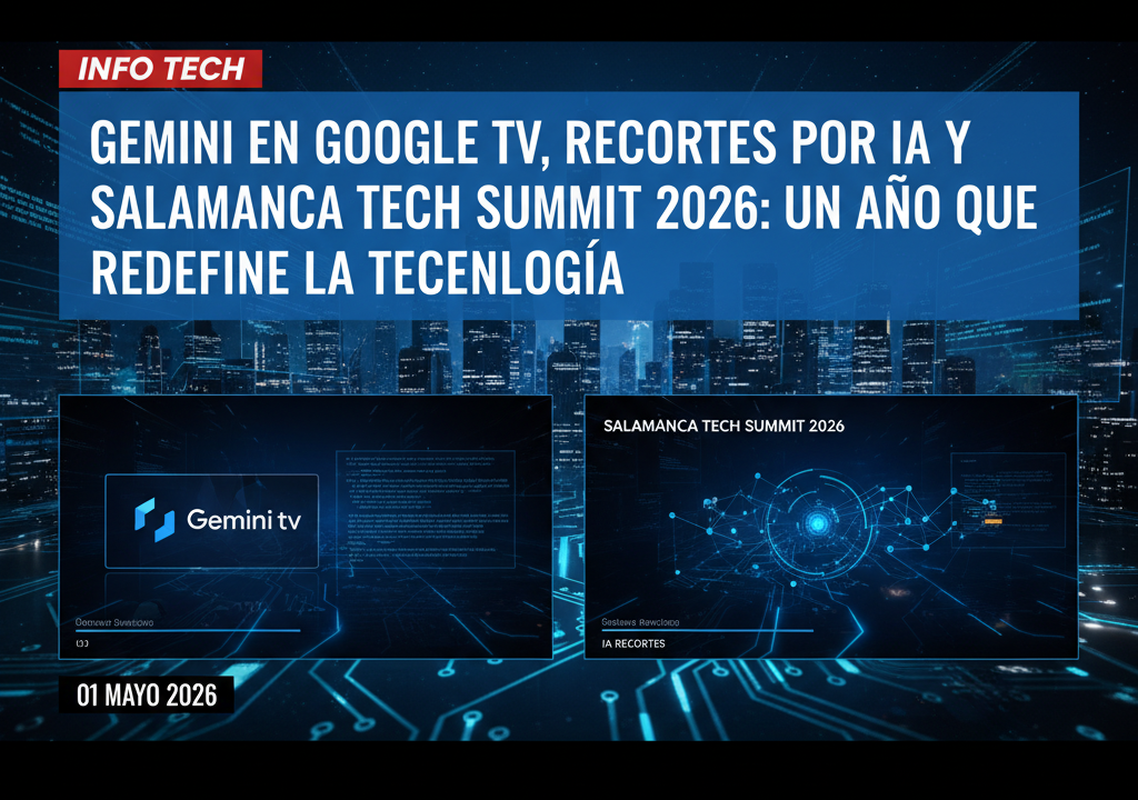 Gemini en Google TV, recortes por IA y Salamanca Tech Summit 2026: un año que redefine la tecnología