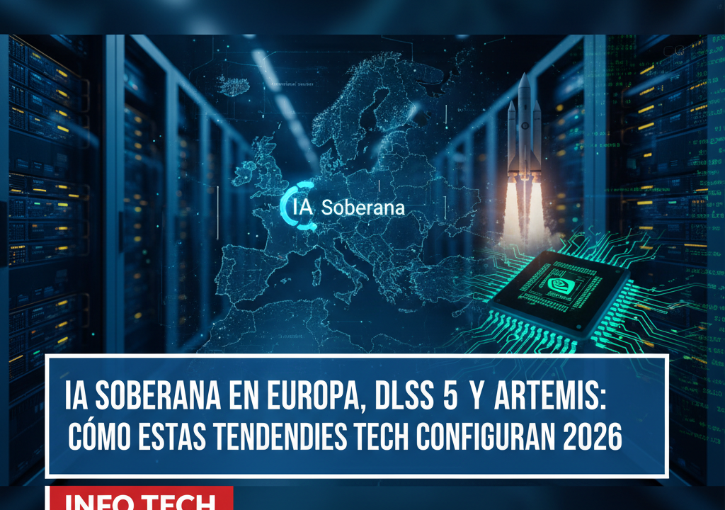 IA soberana en Europa, DLSS 5 y Artemis: cómo estas tendencias tech configuran 2026