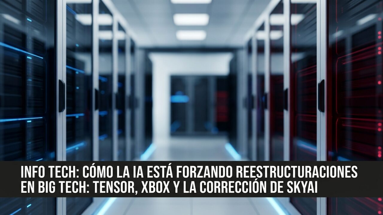 Cómo la IA está forzando reestructuraciones en Big Tech: Tensor, Xbox y la corrección de SKYAI