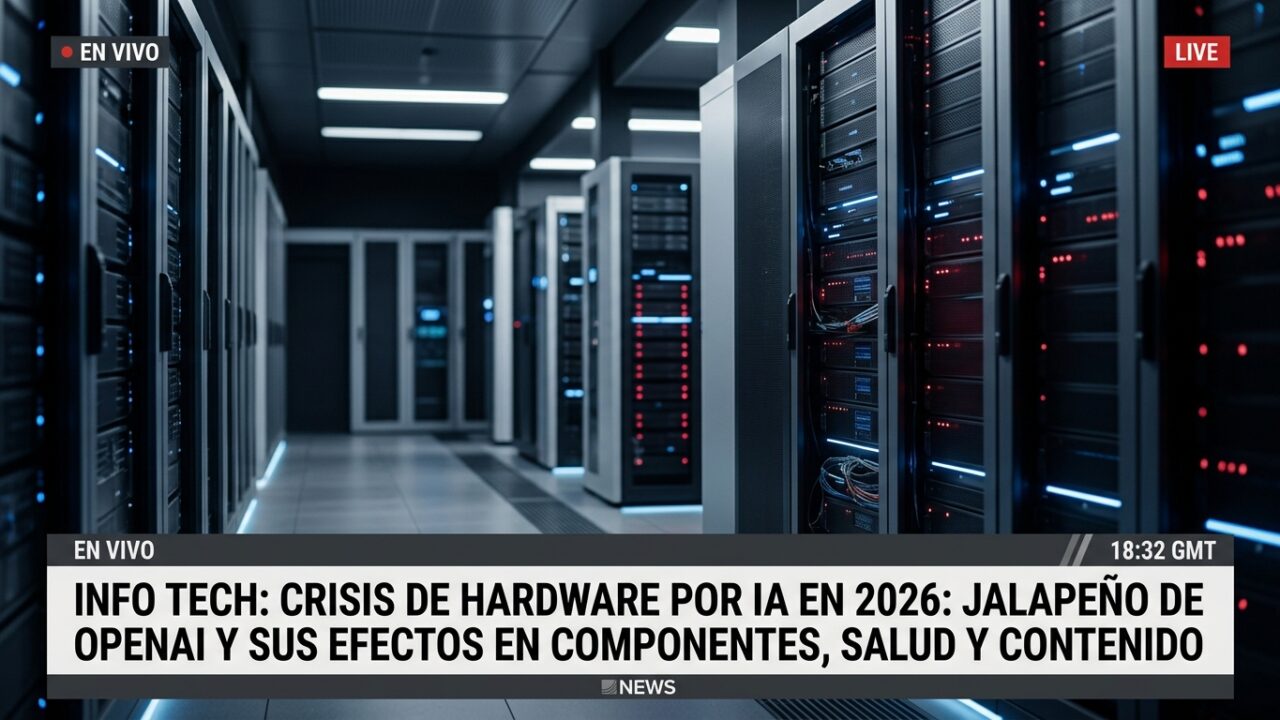 Crisis de Hardware por IA en 2026: Jalapeño de OpenAI y sus Efectos en Componentes, Salud y Contenido