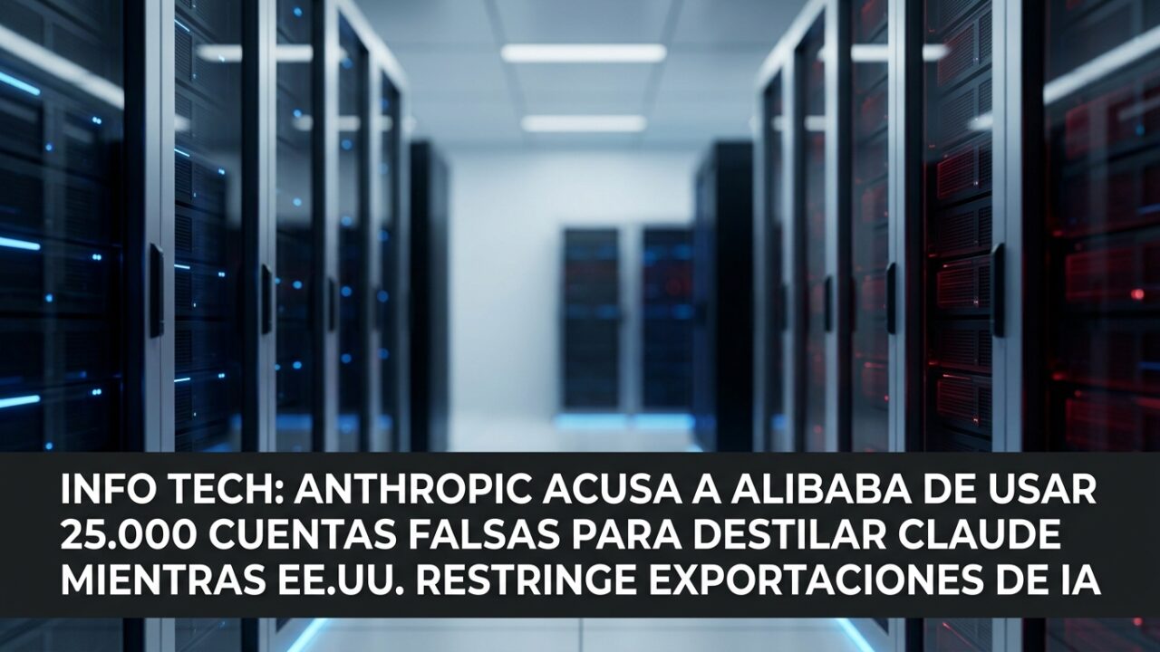 Anthropic Acusa a Alibaba de Usar 25.000 Cuentas Falsas para Destilar Claude Mientras EE.UU. Restringe Exportaciones de IA
