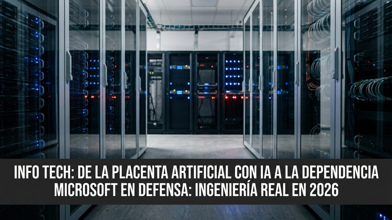 De la placenta artificial con IA a la dependencia Microsoft en Defensa: Ingeniería real en 2026