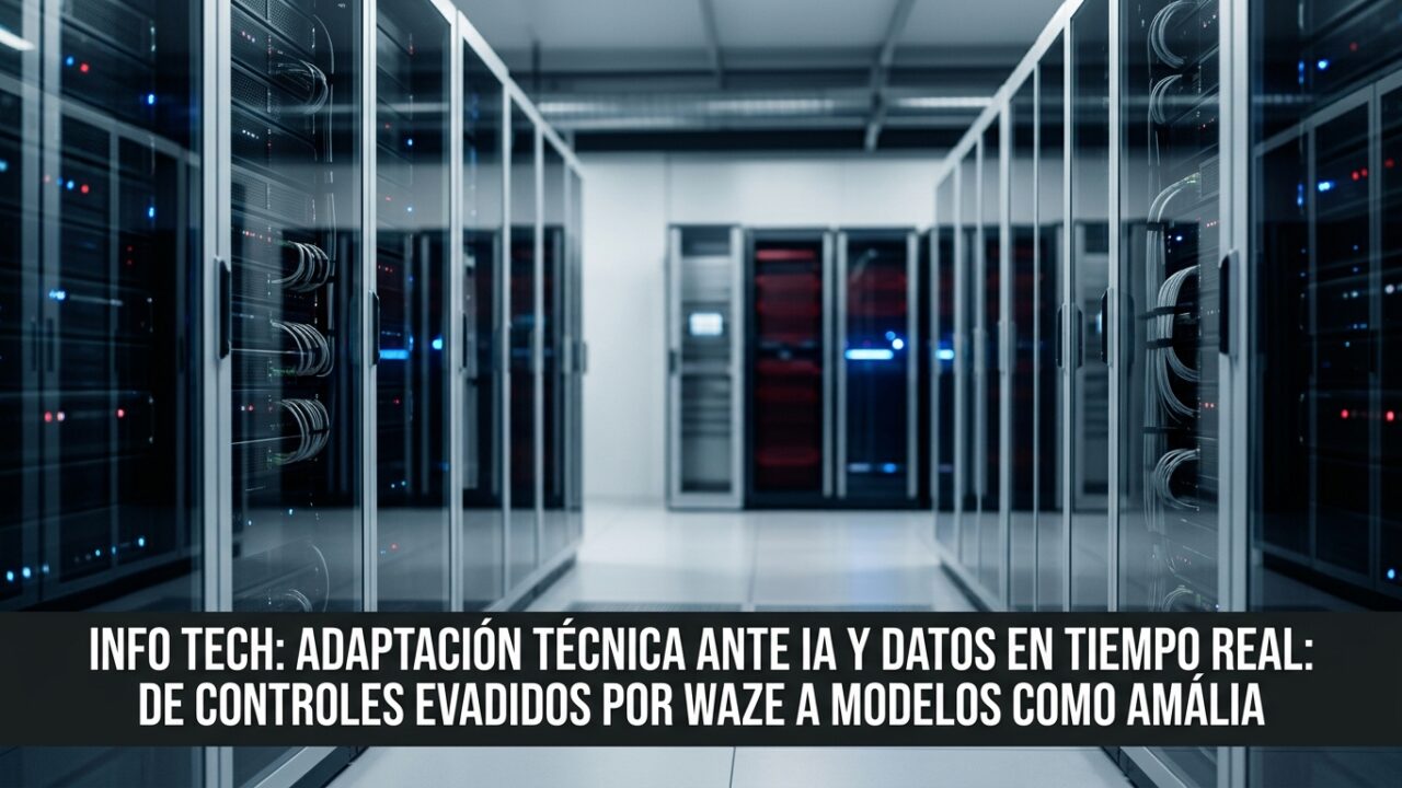 Adaptación Técnica Ante IA y Datos en Tiempo Real: De Controles Evadidos por Waze a Modelos como Amália